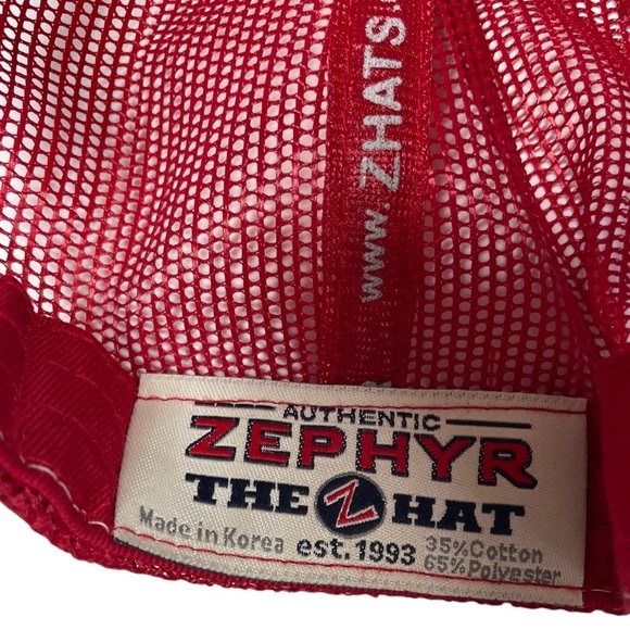 Authentic Zephyr the Z Hat Snapback Gonzaga Bulldogs NCAA NWOT Vintage 90s Korea - Picture 7 of 7